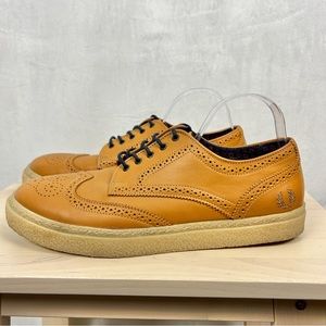 Fred Perry x Drakes London Leather Wingtip Derby Oxford Lace‎ Up Shoes Size 12